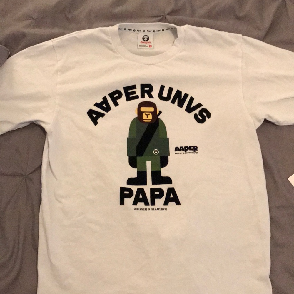 aape universe tee (velvet letters)